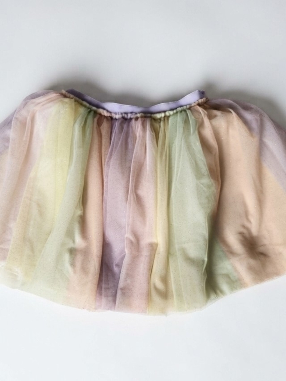 💖=3/$20 365kids Garanimals Girls Rainbow Glitter Tulle Skirt Size 10